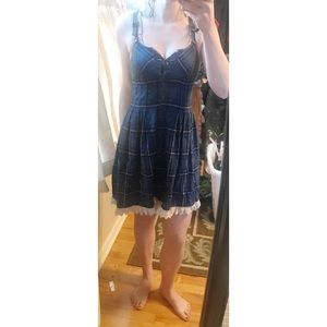 Free People Plaid Dress